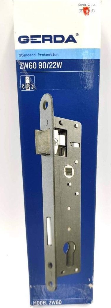 ZW 60Z 90/22 Zamek wąski zapadkowy na wkładkę, cz