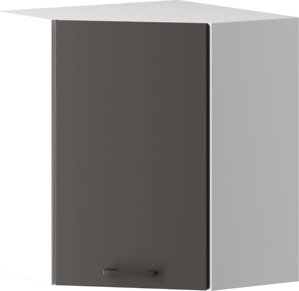 Szafka kuchenna narożna 60 CLARA WR P/L szara grafit STOLKAR