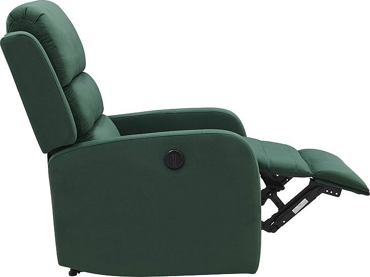 Signal Fotel rozkładany PEGAZ VELVET zielony