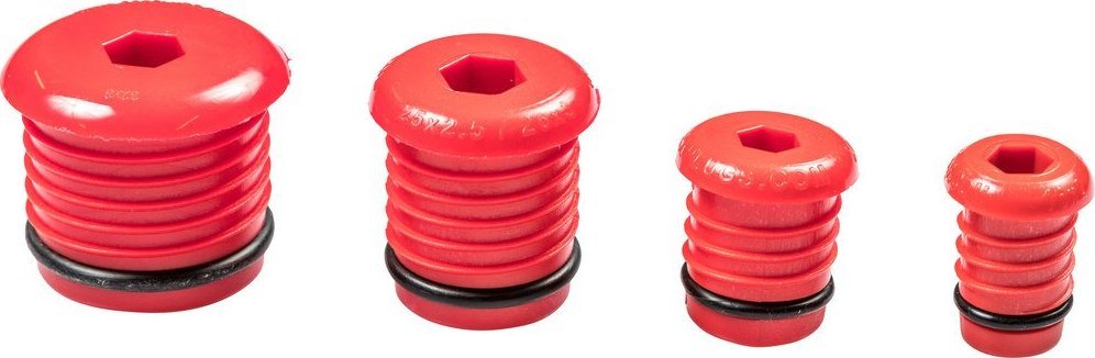 Onnline KOREK DO PRÓB SZCZEL. 16X2 CZERWONY