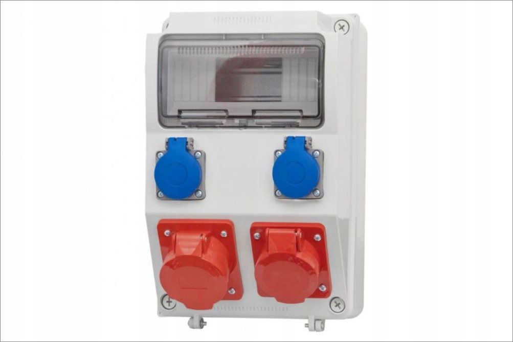 F-Elektro Rozdzielnica CAJA 2x16A/5P, 2x230V 9M IP65