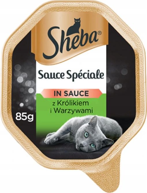 Sheba SHEBA Sauce Speciale KRÓLIK Z WARZYWAMI w Sosie 85g