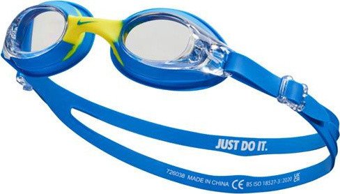 Okulary pływackie Nike Junior niebieskie NESSD138-458 OS