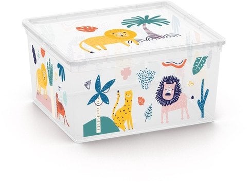 BOXSTORAGE WITH LID C BOX18L