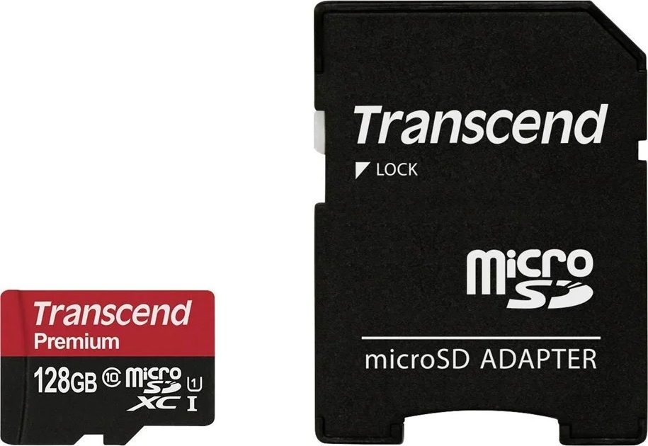 Karta Transcend Premium MicroSDXC 128 GB Class 10 UHS-I/U1 (TS128GUSDU1)