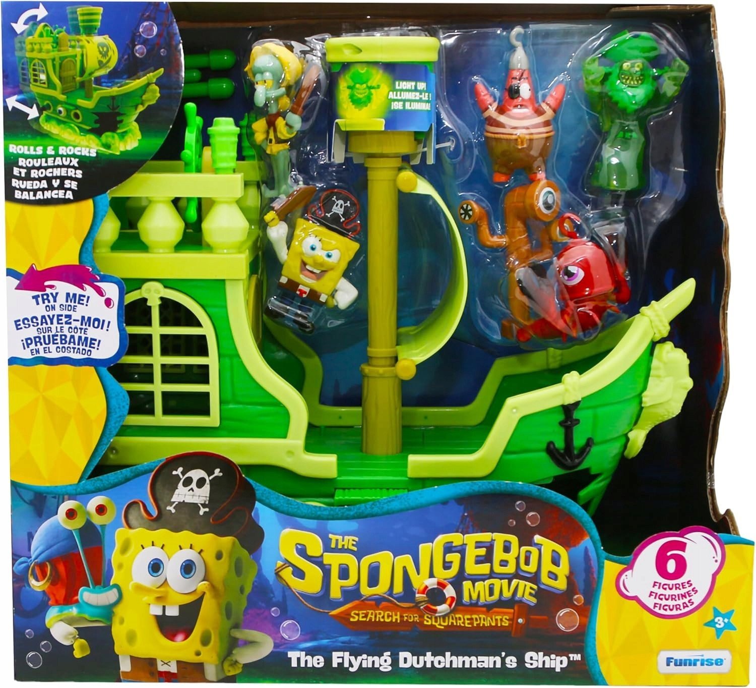 SPONGE BOB Latający Holender+6 figurek 73110 /2