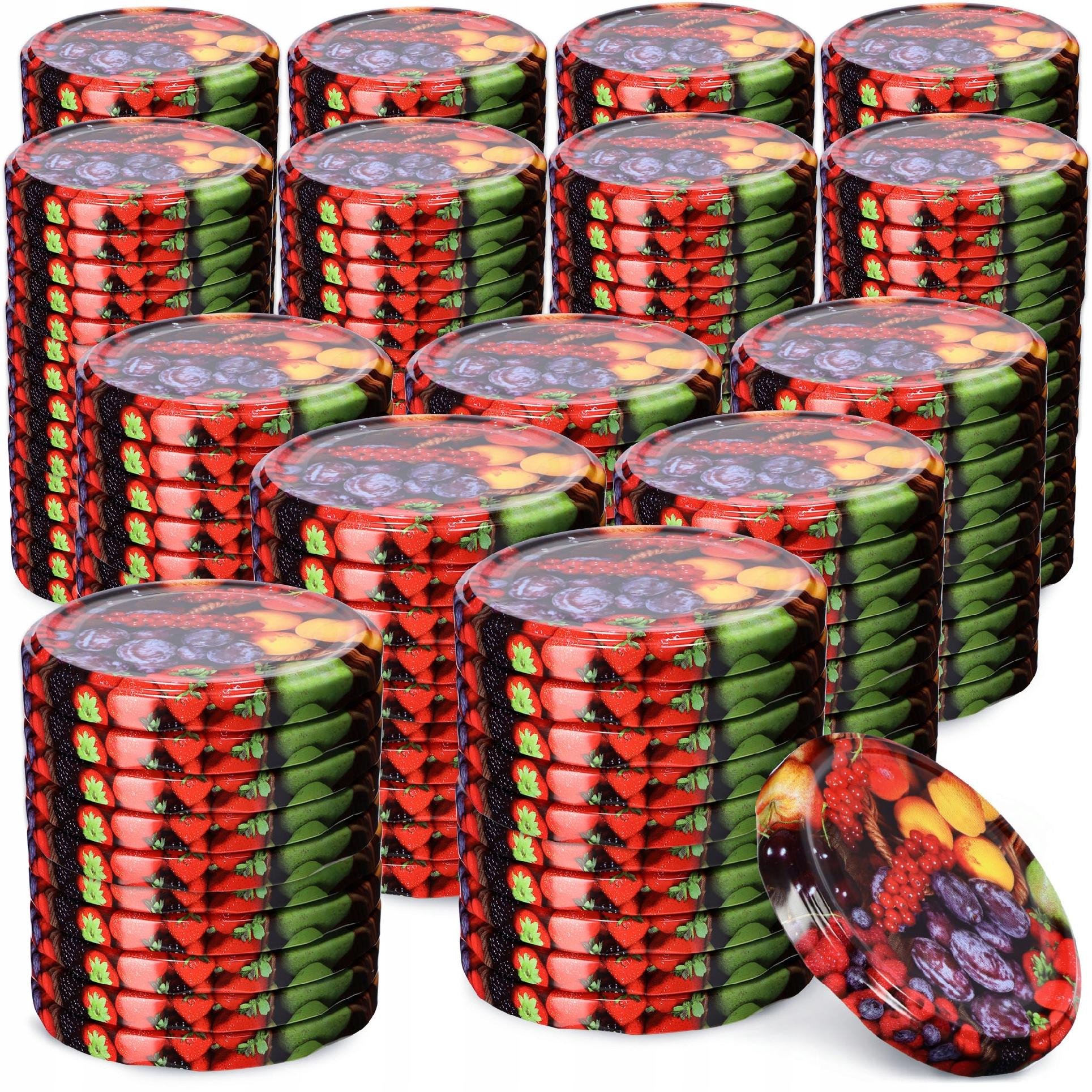 KADAX 200x Zakrętki Do Słoików Fi 82 Nakrętki Na Słoiki Wieczka Przetwory