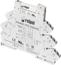 Relpol Przekaźnik interfejsowy 1P 6A 24V DC PIR6WB-1PS-24VDC-R szary (857485)