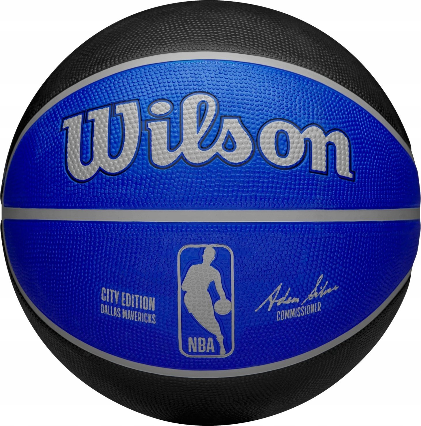 Wilson NBA Team City Edition Dallas Mavericks Out Ball WZ4024207XB Niebieskie 7