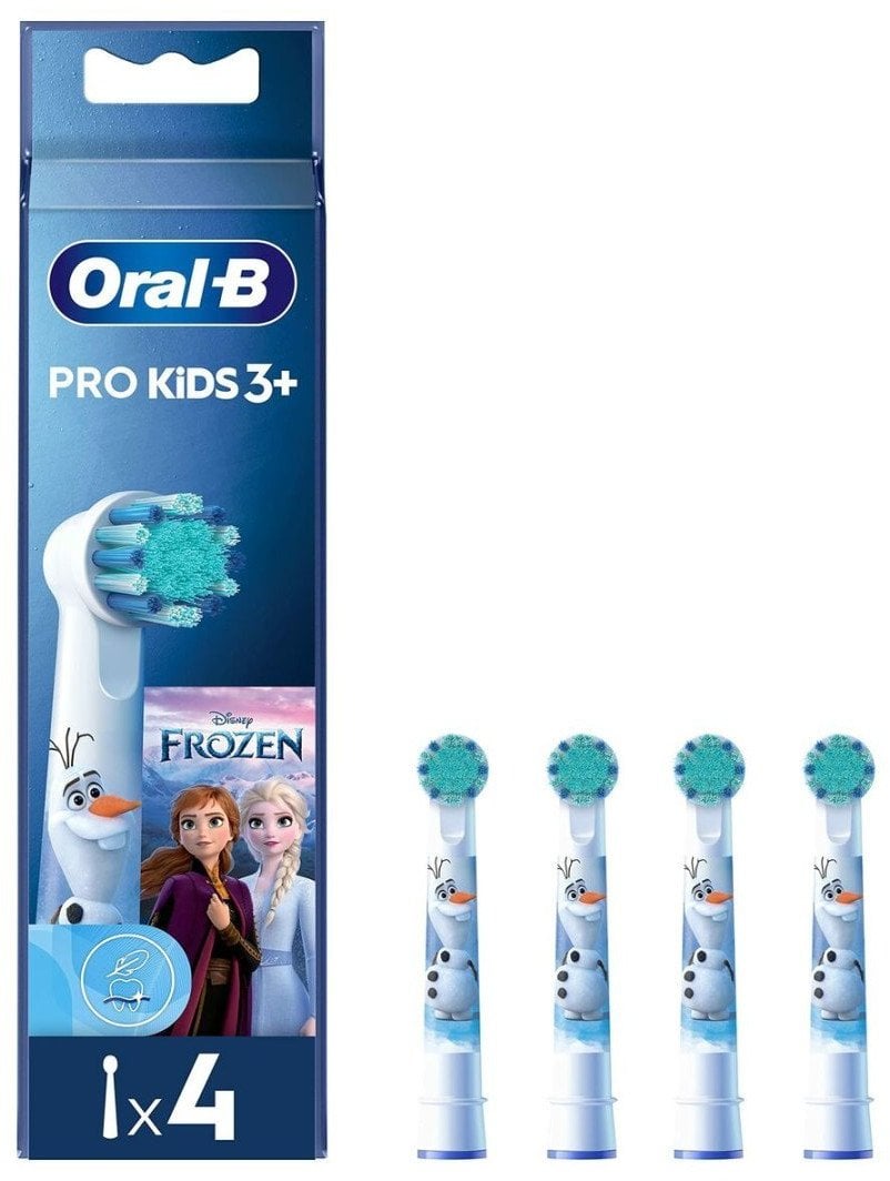 Główka do Szczoteczki do Zębów Oral-B EB10 4 FFS FROZEN II Niebieski/Biały 4 Sztuk
