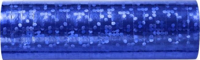 Party Deco Serpentyny holograficzne, niebieskie, 3,8m, 18 szt. uniwersalny