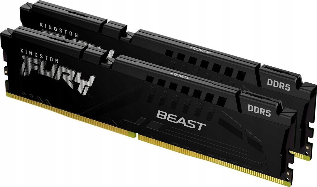 Pamięć Kingston Fury Beast, DDR5, 16 GB, 6000MHz, CL30 (KF560C30BBEK2-16)