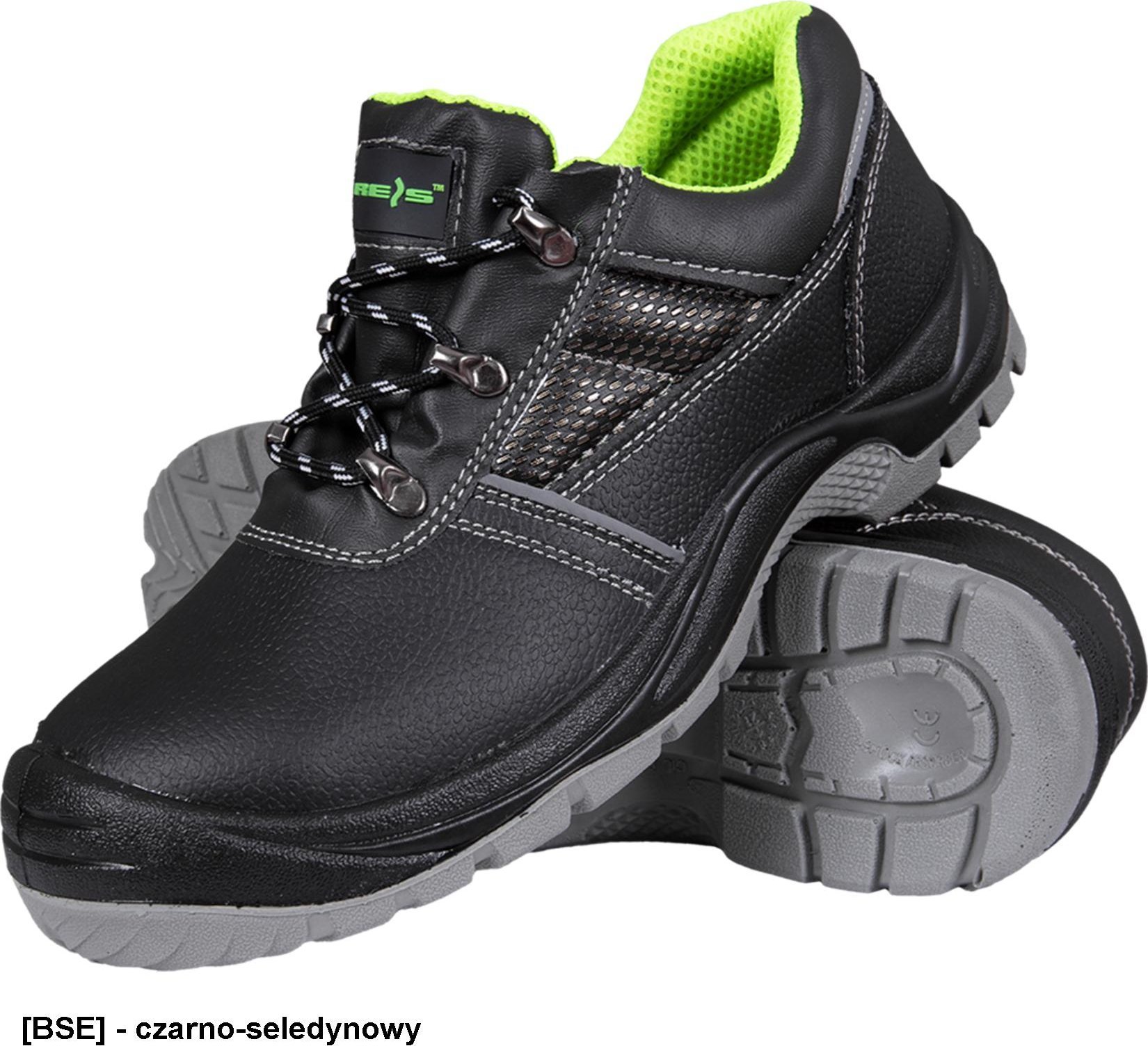 R.E.I.S. BRMAMBA-P S3 SRC - skórzane półbuty bezpieczne mamba, podnosek, podeszwa antypoślizgowa, olejoodporna, benzynoodporna, antyelektrostatyczna 3