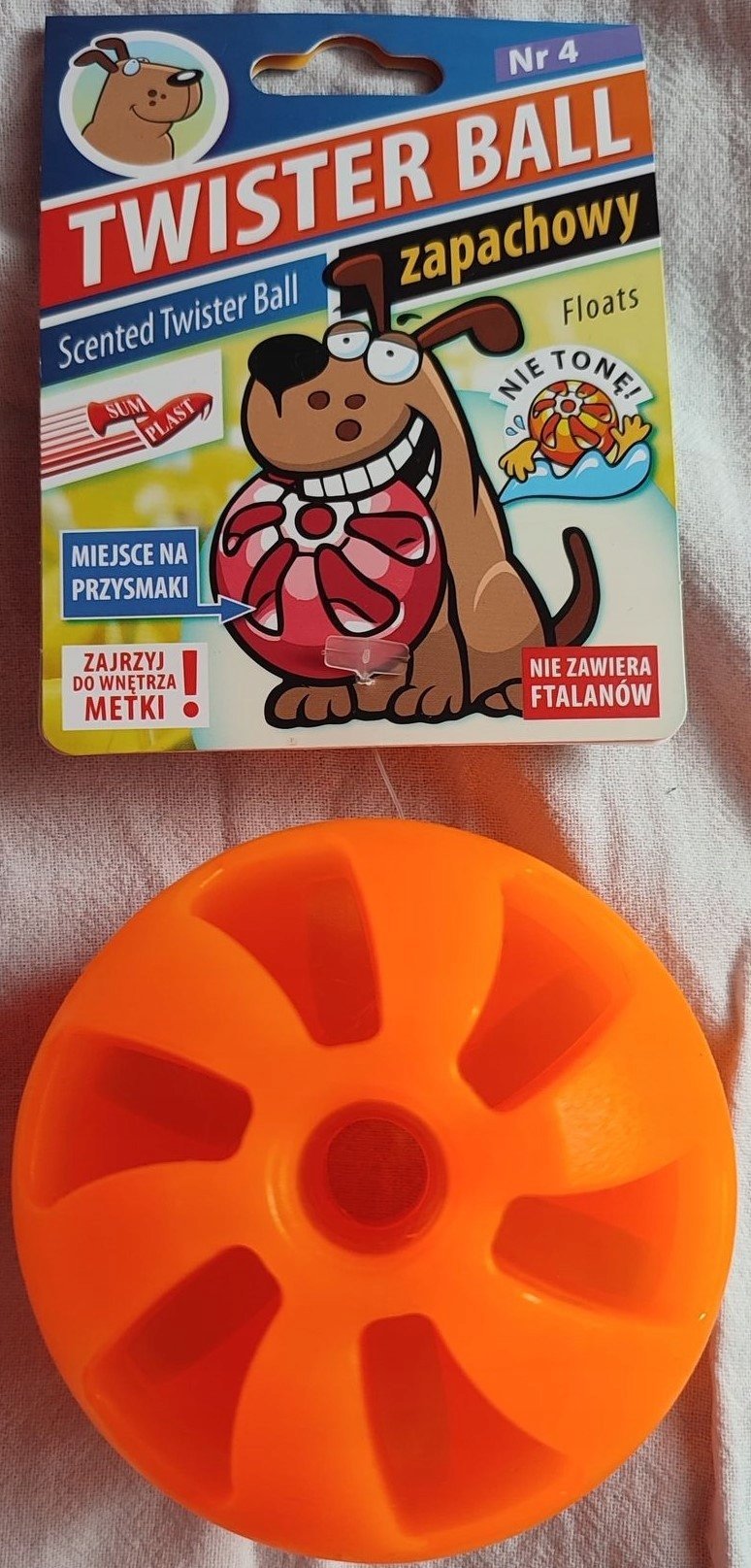 Sum Plast SUM-PLAST ZABAWKA PIŁKA TWISTER NR.4 /4