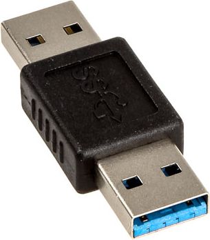 Adapter USB InLine USB - USB Czarny (35300T)