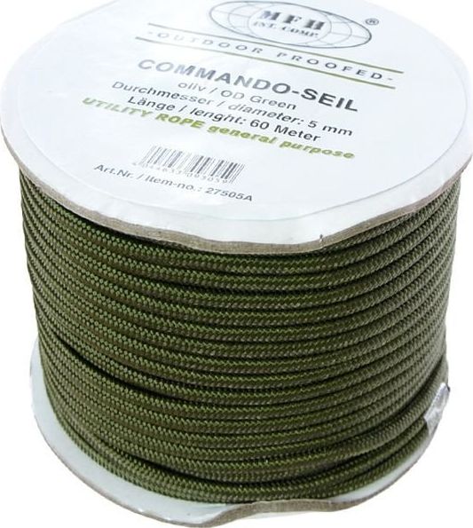 MFH MFH Lina Commando Olive 5mm/60m [rolka] uniwersalny