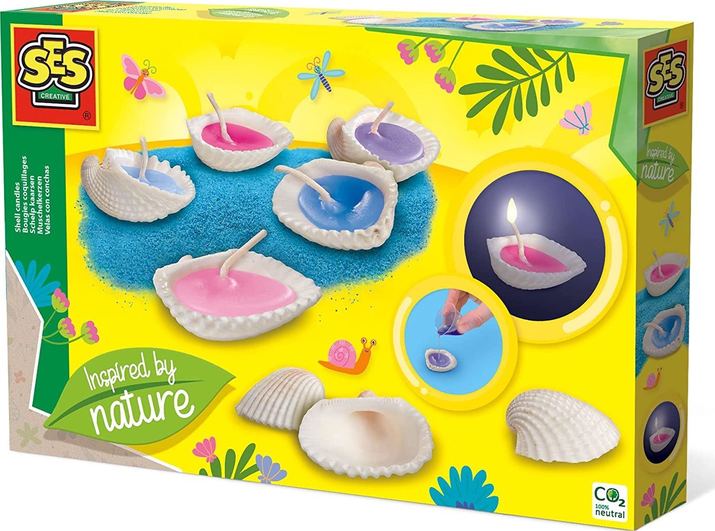 SES SES Shell candles - Inspired by nature