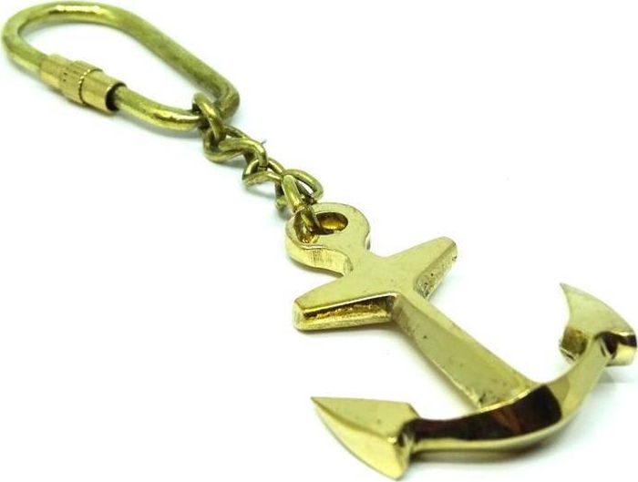 Breloczek Upominkarnia Breloczek mosiężny - kotwica KR104