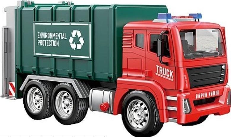 Śmieciarka ze światłem i dźwiękiem