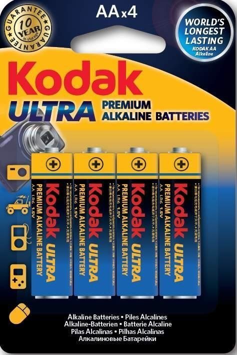 Kodak Bateria alkaliczna KODAK Ultra Premium AA-4 LR6, blister=4 szt