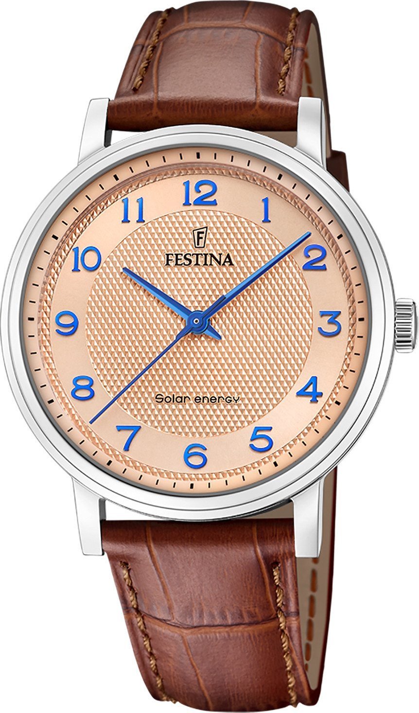 Zegarek Festina Zegarek męski Festina F20660-2 brązowy