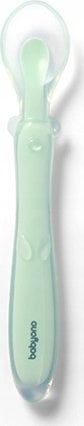 BabyOno 785/02 ŁYŻECZKA SILIKONOWA ELASTYCZNA ZIELONA