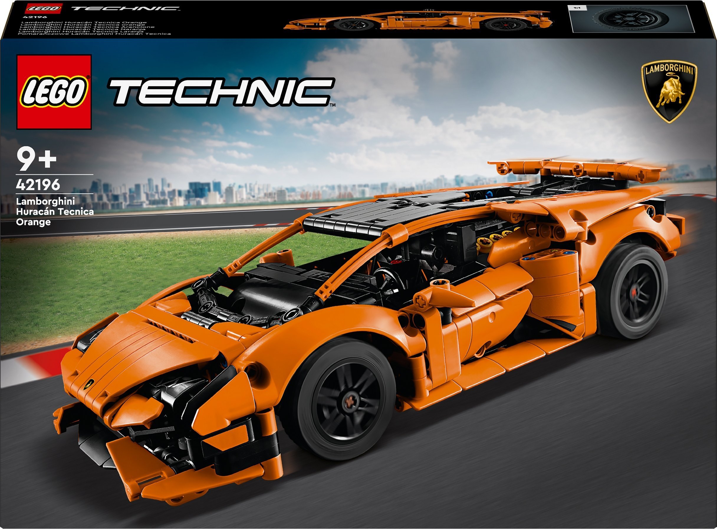 LEGO Technic Pomarańczowe Lamborghini Huracán Tecnica (42196)