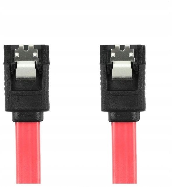 Kabel zasilający Accura Accura SATA III - SATA III 0.5m czerwony