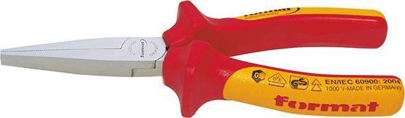 Format Szczypce Płaskie Wydłużone Izolowane 160mm VDE FORMAT