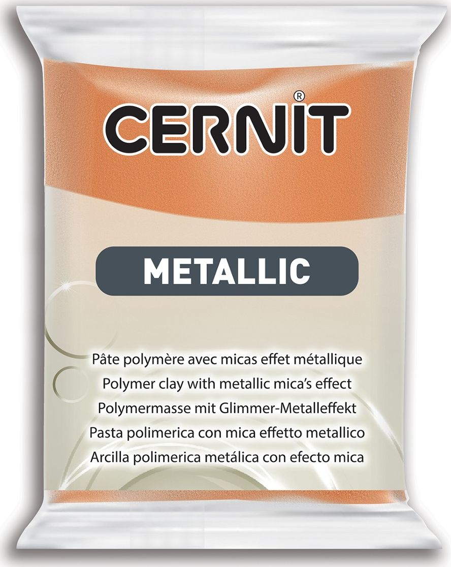 The Clay and Paint Factory Modelina Cernit Metaliczna Rdzawa 56 g