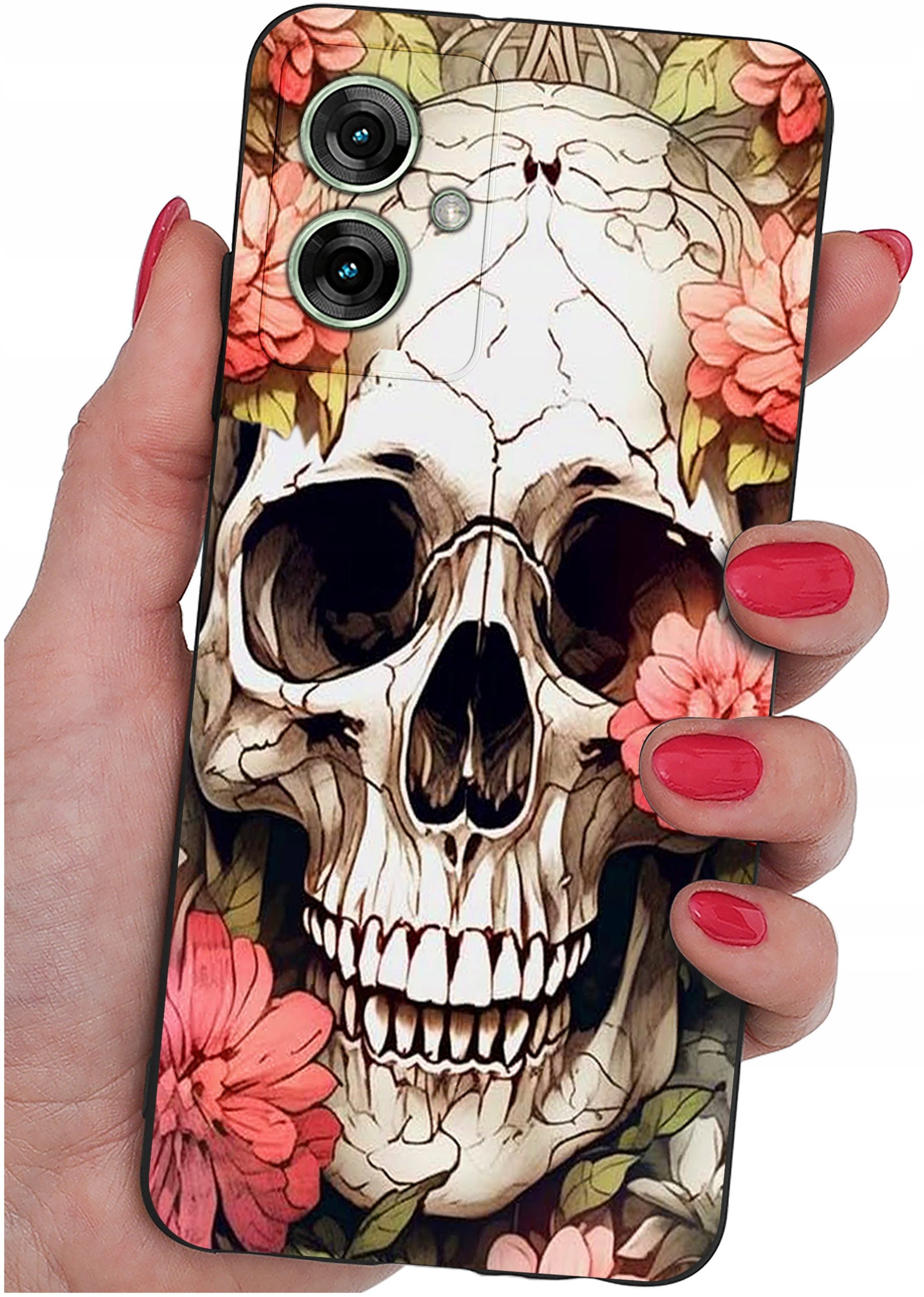 Etui do Motorola Moto G55 5G WZORY |SILIKONOWE MATT CASE + SZKŁO 9H