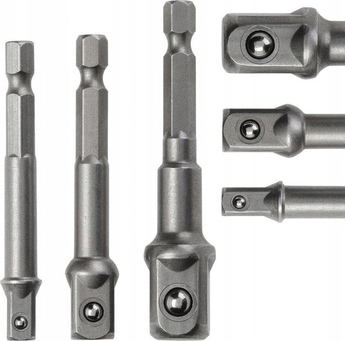 Silver SILVER KOMPLET ADAPTERÓW / UCHWYTÓW DO NASADEK 3szt. 1/2-3/8-1/4"