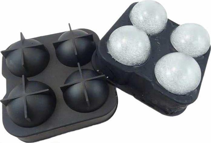 Alpenburg FORMA SILIKONOWA NA 4 KULE LODOWE DO DRINKÓW NAPOJÓW