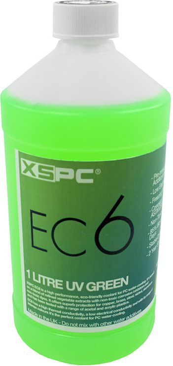 XSPC Płyn EC6 Coolant, 1L, UV zielony (5060175582782)