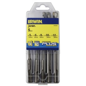 Wiertło Irwin do betonu SDS+ 5 6 10 12 8mm zestaw (10502089)
