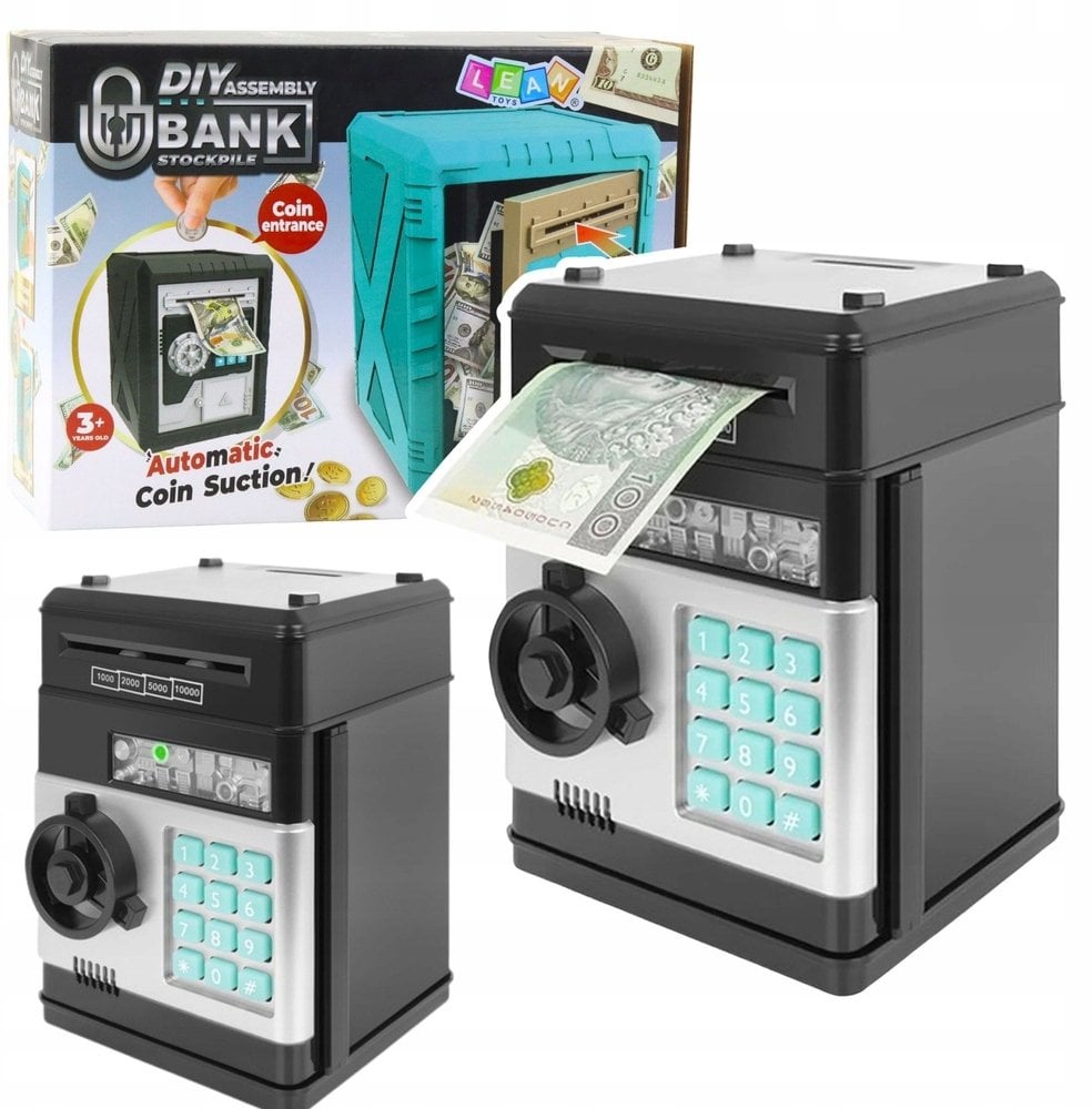 Sejf Skarbonka DIY Do Złożenia Skarbonka Elektroniczna PIN Dźwięki