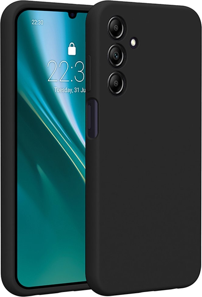 Etteri Nakładka Etteri Silicone Case do Samsung Galaxy A25 5G (global) czarna