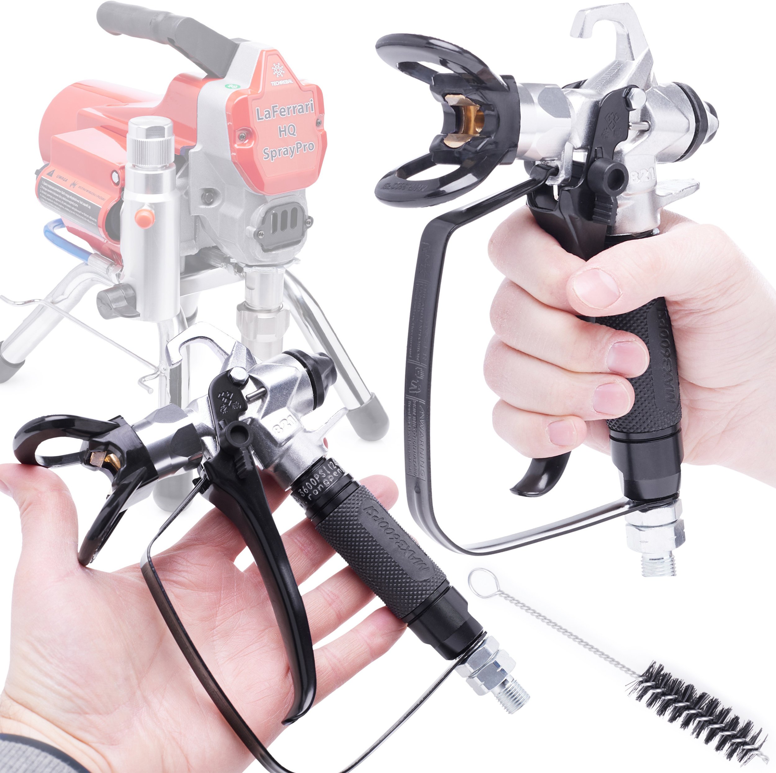 Pistolet Malarski F3 do Malowania Agregat Malarski Techrebal Graco Wagner