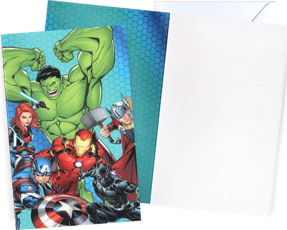 KUKARTKA KARNET DHS AVENGERS BEZ TEKSTU