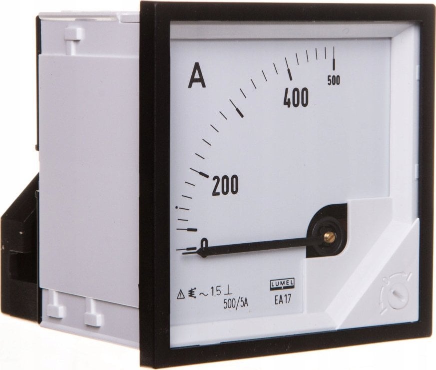 Lumel Amperomierz analogowy tablicowy 500/5A 72x72mm k=90° EA17N E42200000000 - EA17N E42200000000