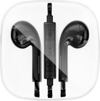 Słuchawka OEM Zestaw słuchawkowy / słuchawki Stereo do Apple iPhone Jack 3,5mm NEW BOX czarny HR-ME25