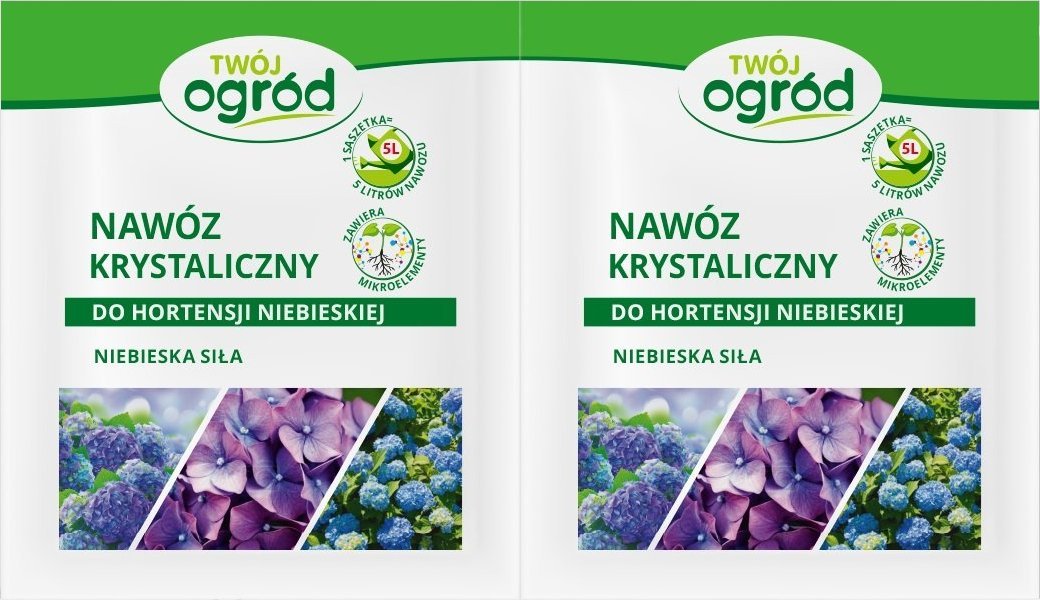 Twój Ogród Nawóz krystaliczny do hortensji niebieskiej 2x5g