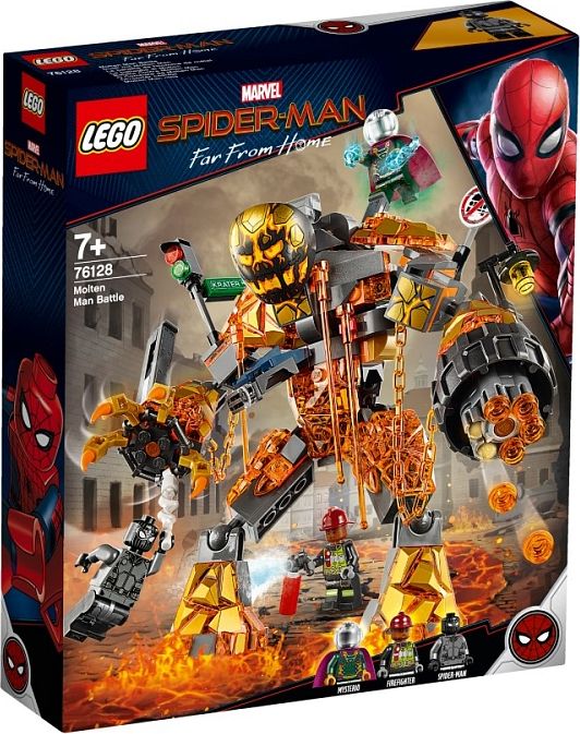 LEGO Marvel Spider-Man Bitwa z Molten Manem (76128)