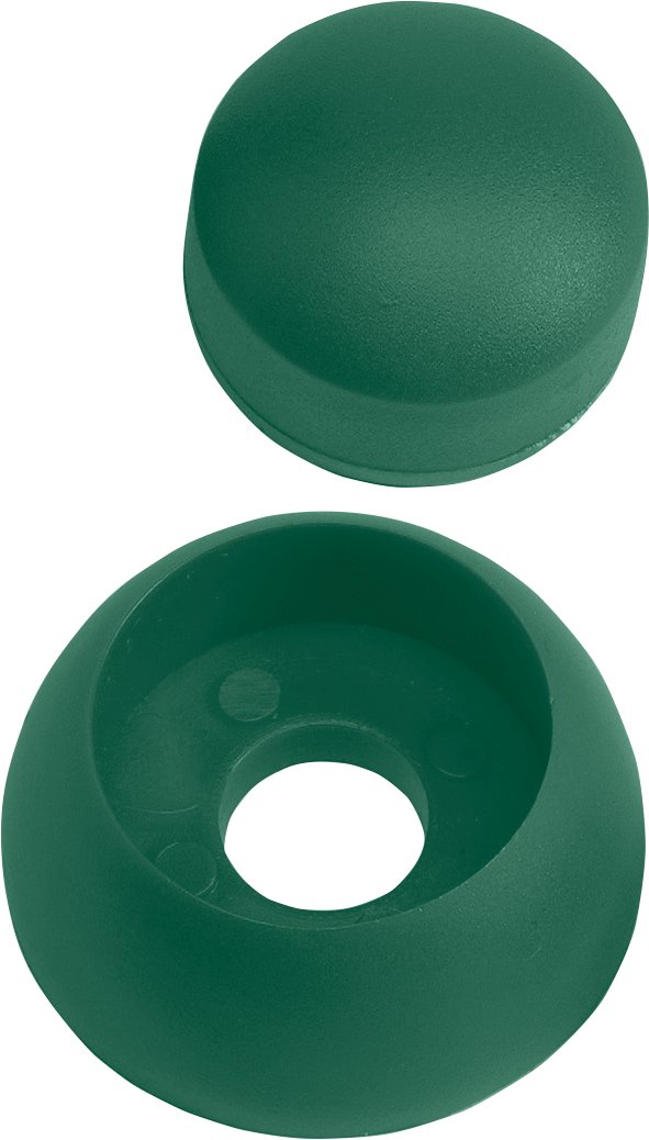 zaślepka plastikowa do placu zabaw na śrube 8-10 mm - zielony