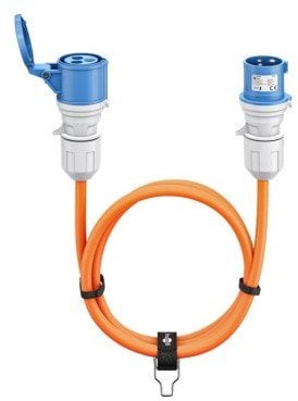 Przedłużacz CEE, wtyczka CEE do gniazda CEE, 25 m - Długość kabla 25 m