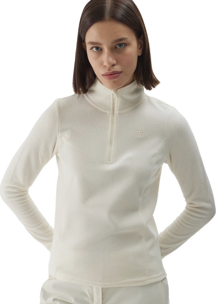 4f Bluza polarowa damska 4F F048 kremowy 4FWAW24UFLEF048 12S XL