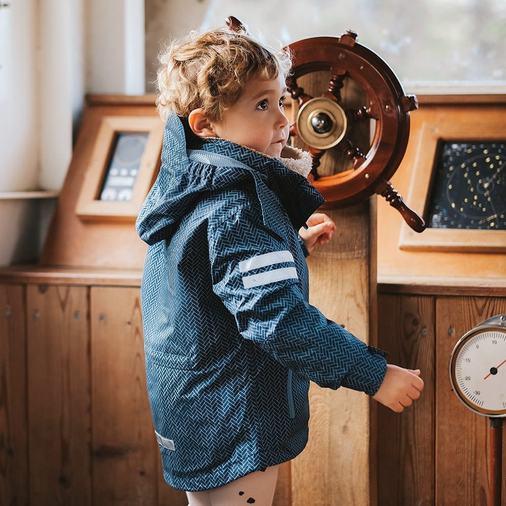 DucKsday Kurtka na cały rok dla dziecka 3 w 1 z polarem sherpa, Ranger, 110-116, 5-6 lat