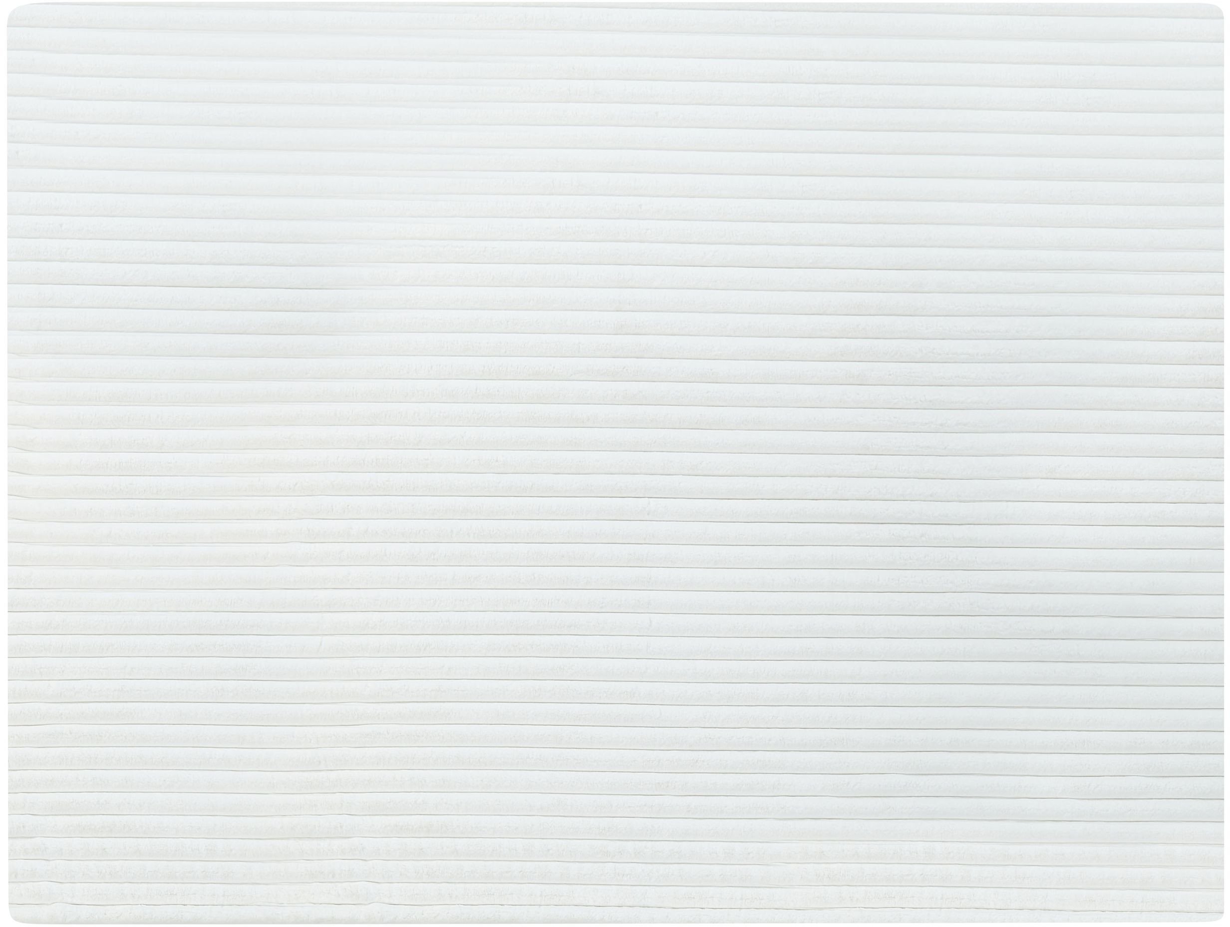 Narzuta na łóżko RAKYA Sztuczne futro 150 x 200 cm Biały