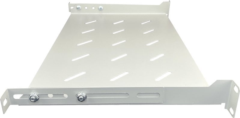 Alantec Półka stała 19" 1U głęb. 280mm, szara, 2 punkty mocowania (SA-P-19-1U-280-2-S-01)