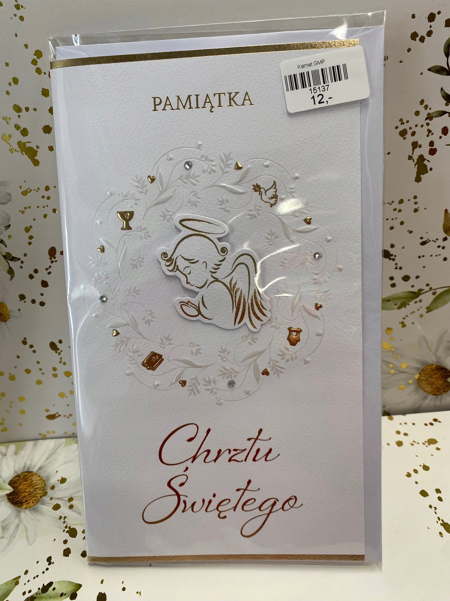 Kartki karnet GMP-47 Chrzest Święty